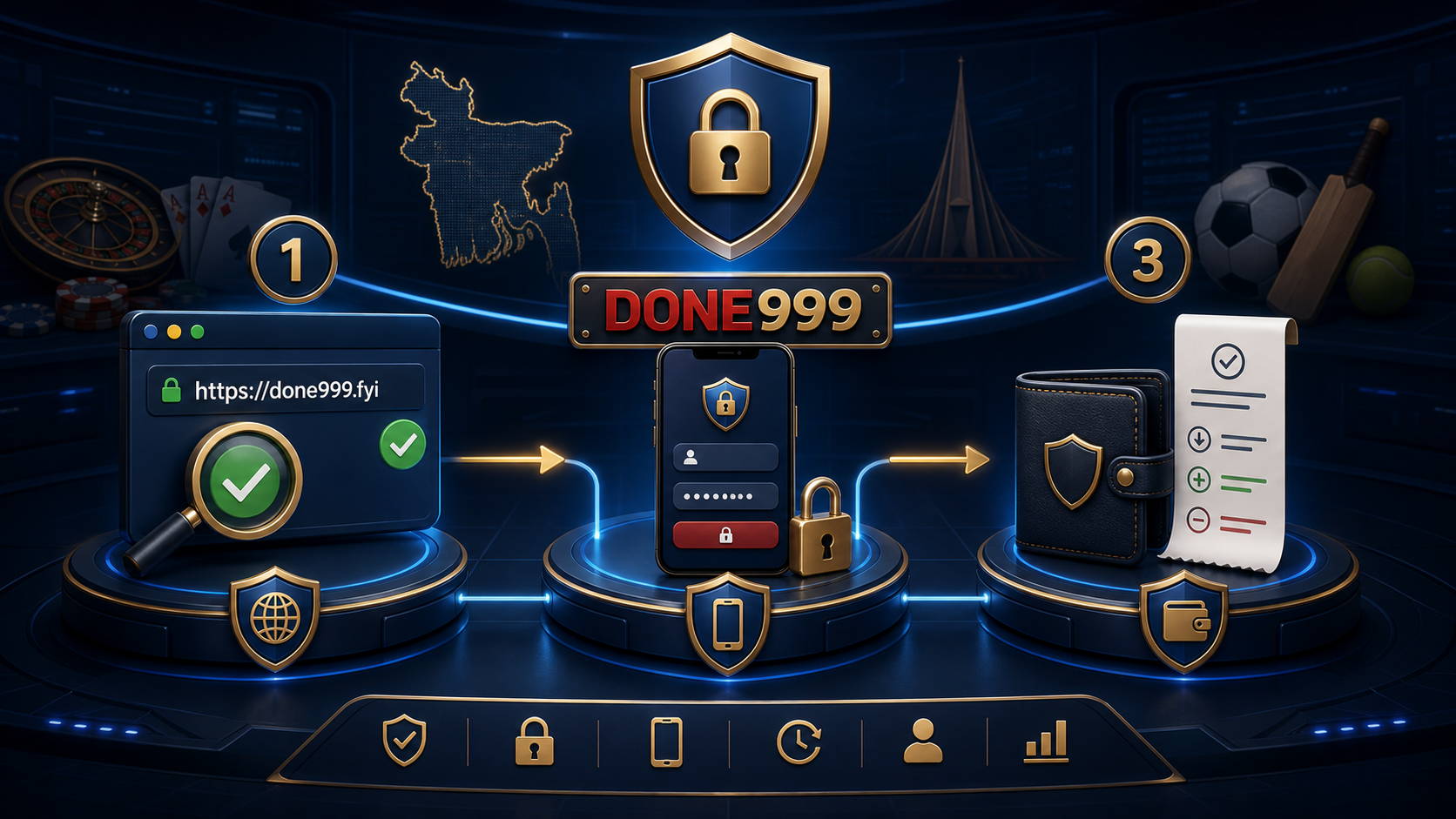 DONE999 নিরাপত্তা তথ্য